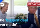 US and EU reach trade deal in Scotland  | DW News
