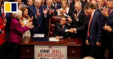 US House passes Trump’s bill, sending it to White House for president to sign