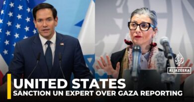 US sanctions UN expert Albanese over Gaza reporting