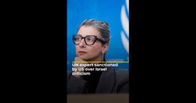 US sanctions UN expert Francesca Albanese over Israel criticism | AJ #shorts