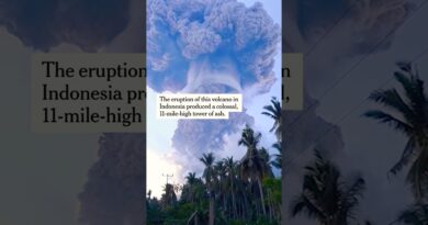 Volcano Spews Ash 11 Miles High in Indonesia