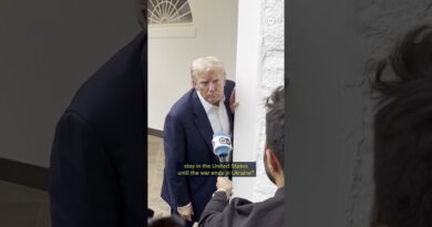 “We’re working with them” Donald Trump on Ukrainian refugess in the US | DW News