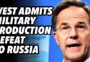 West admits military production defeat to Russia