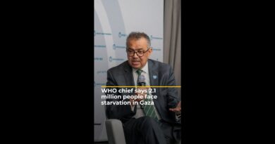 WHO chief says 2.1 million people face starvation in Gaza | AJ #shorts