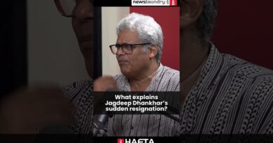 Why did Jagdeep Dhankhar suddenly resign as Vice President?