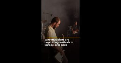 Why musicians are boycotting festivals in Europe over Gaza | AJ#shorts