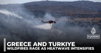 Wildfires rage across Greece and Turkiye as Mediterranean heatwave intensifies