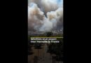 Wildfires shut airport near Marseille in France | AJ#shorts