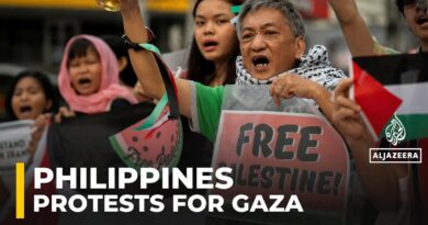 Activists in Manila hold vigils and rallies protesting Israel’s war on Gaza