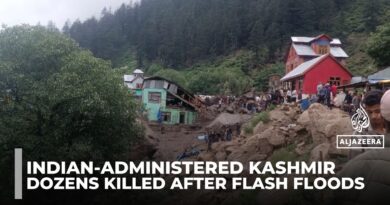 At least 56 killed after torrential rains trigger flash floods in Kashmir