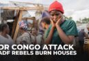 At least 9 killed as suspected ADF rebels set fire to house in DRC’s North Kivu