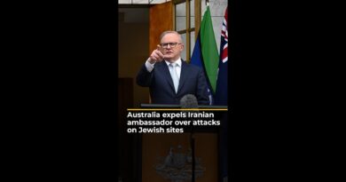 Australia expels Iranian ambassador over attacks on Jewish sites | AJ #shorts