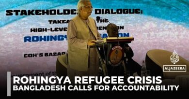 Bangladeshi leader demands justice for Rohingya, ‘safe return’ to Myanmar