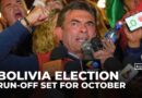 Bolivia to hold presidential run-off between centrist and right-winger