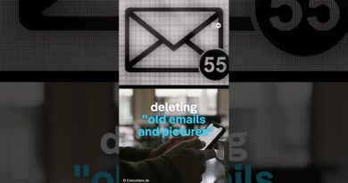 Can deleting old emails save water? | DW News