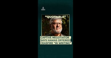 Captive negotiator says Hamas offered ceasefire “in writing”