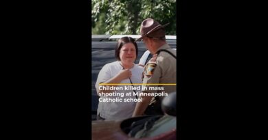 Children killed in mass shooting at Minneapolis Catholic school | AJ #shorts
