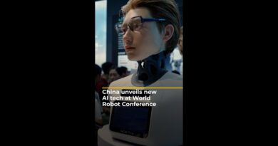 China unveils newest AI technology at World Robot Conference | AJ #shorts