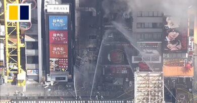 Deadly fire at Osaka’s popular Dotonbori shopping district kills 2 firefighters