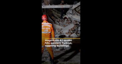 Deadly magnitude 6.1 earthquake hits northwestern Turkiye | AJ #shorts