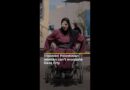 Disabled Palestinian woman can’t evacuate Gaza City | AJ#shorts