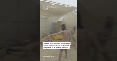 Dust Storm Hits Burning Man Festival