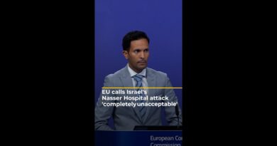 EU calls Israel’s Nasser Hospital attack ‘completely unacceptable’ | AJ #shorts