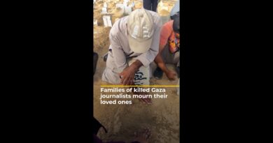 Families of killed Gaza journalists mourn their loved ones | AJ #shorts