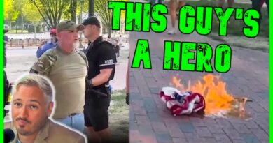 ‘FASCIST!’: Veteran BURNS THE FLAG In Protest & Gets ARRESTED | The Kyle Kulinski Show