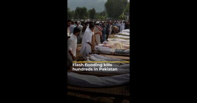 Flash flooding kills hundreds in northern Pakistan | AJ#shorts