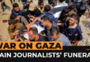 Funerals held for assassinated Gaza journalists | Al Jazeera Newsfeed
