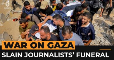 Funerals held for assassinated Gaza journalists | Al Jazeera Newsfeed