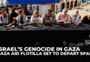 Gaza-bound Global Sumud Flotilla prepares to set off from Spain