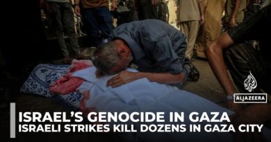 Gaza City streets run red after deadly night of Israeli strikes