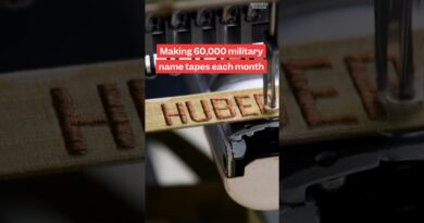 How #military name tapes are made at this #FortKnox facility. #armedforces