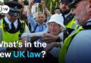 Hundreds arrested at pro-Palestinian rally in London over new law | DW News