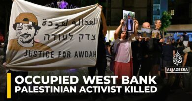 Hunger strike and protests over Israeli settler killing of Palestinian activist in West Bank