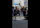 ICE agents use pepper spray while detaining protester in San Francisco | AJ #shorts
