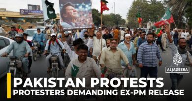Imran Khan’s supporters rally in Pakistan on two years of imprisonment