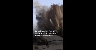 Israel begins planned Gaza City assault as it calls up 60,000 reservists | AJ #shorts