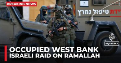 Israeli forces raid Ramallah in the West Bank, firing stun grenades and live ammunition