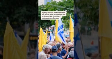 Israeli Pilots Protest War in Gaza