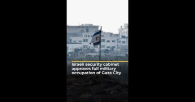 Israeli security cabinet approves plan for full military occupation of Gaza City | AJ #shorts