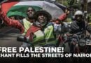 Kenyans rally in Nairobi to demand an end to Gaza genocide and call for Free Palestine
