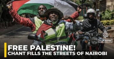 Kenyans rally in Nairobi to demand an end to Gaza genocide and call for Free Palestine