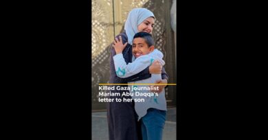 Killed Gaza journalist Mariam Abu Daqqa’s letter to her son