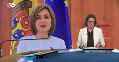 Leaders of France, Germany and Poland attend the Independence Day celebrations in Chisinau | DW News