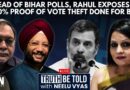 LIVE: Congress’ Rahul Gandhi Exposes EC, Finds ‘100% Proof Of EC Doing Vote Theft For BJP’