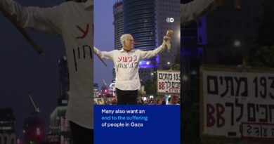 Massive Israeli protests against Gaza war escalation | DW News