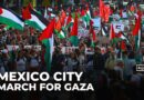 Mexico City protesters march for Gaza, urge end to diplomatic ties with Israel